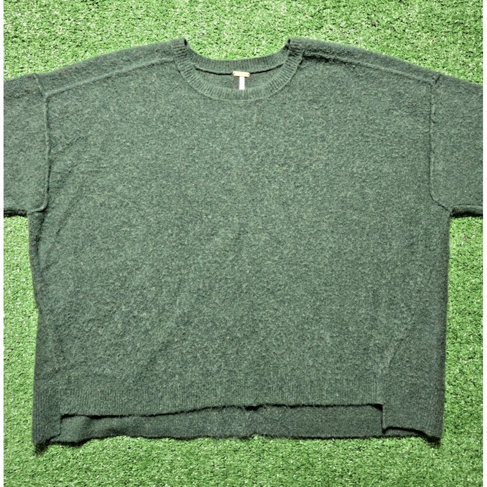 Free People Luna Sweater Pullover – Forest Pine – Women’s Small